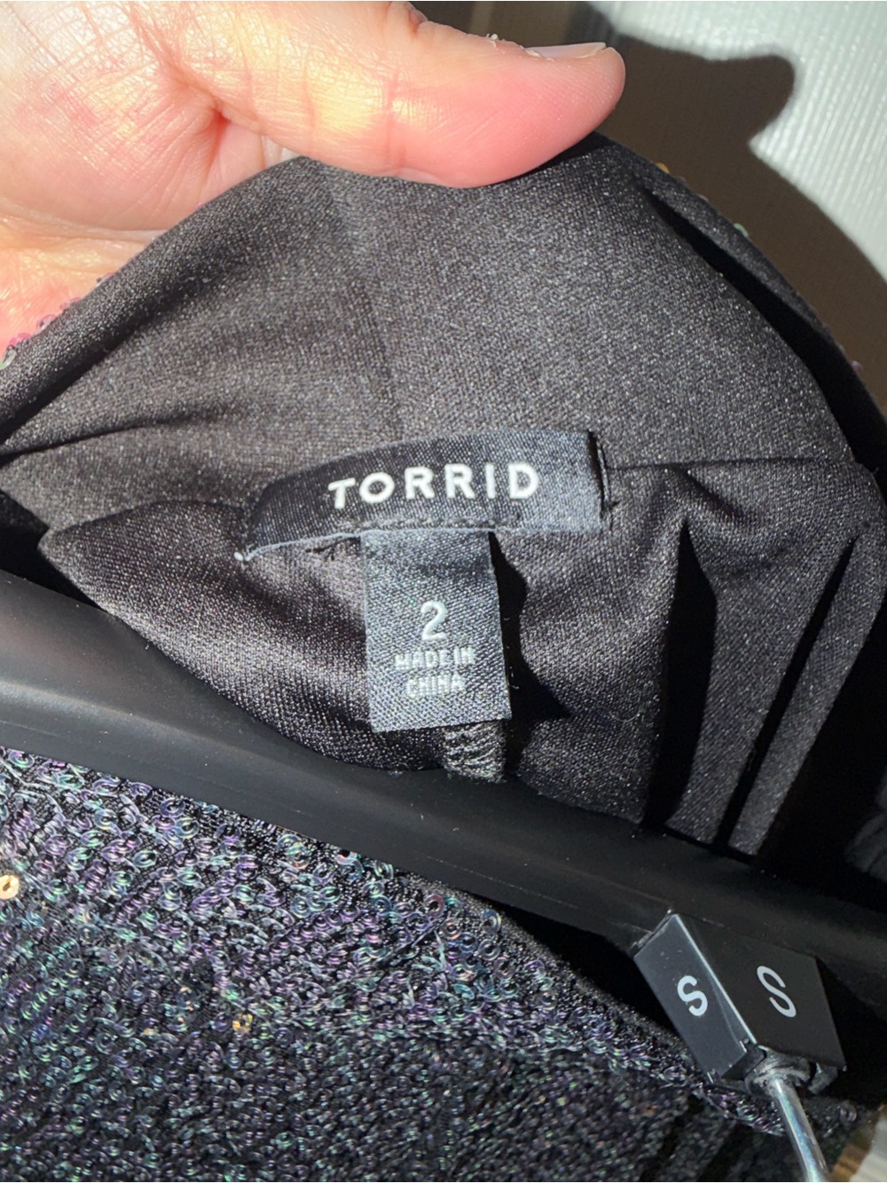 Torrid Multicolor Sequin A-Line Women's Skirt - Picture 4 of 4